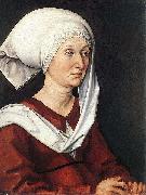 Albrecht Durer Portrait of Barbara Durer Germany oil painting artist
